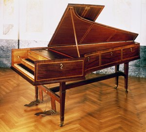 Cembalo tillhörande Franz Joseph Haydn (1732-1809) av Austrian School