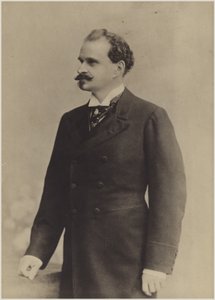 Porträtt av Eduard Strauss av Austrian School