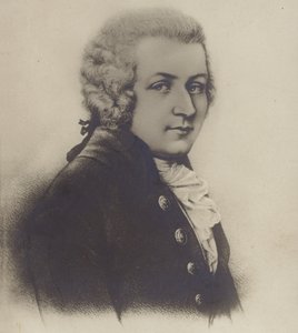 Porträtt av Wolfgang Amadeus Mozart av Austrian School