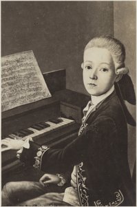 Porträtt av Wolfgang Amadeus Mozart av Austrian School