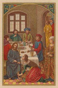 S Maria Magdalena (kromolit) av Austrian School