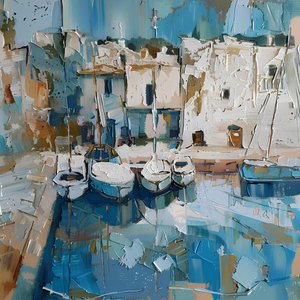 Blue Harbor Village av Avanesova Elena