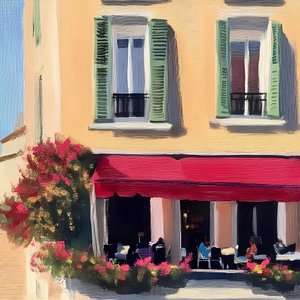 European Cafe Blossoms av Avanesova Elena