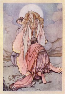 John Keats: Endymion (färg litho) av Averil Mary Burleigh