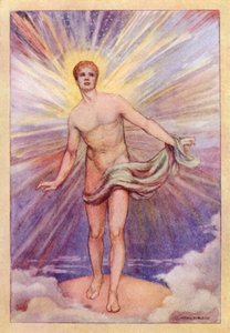 John Keats: Hyperion (färg litho)