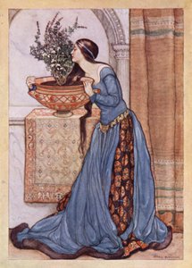John Keats: Isabella, Or, The Pot Of Basil (färg litho)