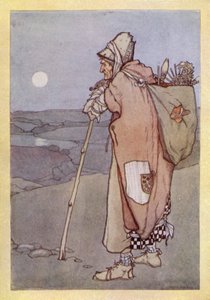 John Keats: Meg Merrilies (litho i färg)