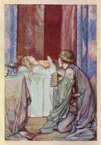 John Keats: The Eve Of St Agnes (färg litho)