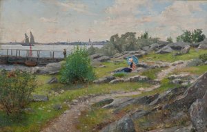 A. Lindman, På kusten av Axel Lindman