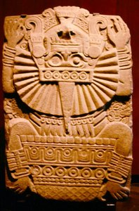 Himmelska kropparnas Gud av Aztec