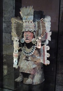 Rökelsebrännare i form av majsgudinnan Xilonen, Tlahuac, sen postklassisk period, ca 1500 av Aztec