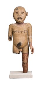 Rituell imitator av gudomen Xipe Totec, möjligen Central Veracruz, 1450/1500 av Aztec