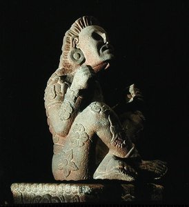 Xochipilli (se även 207566), Sen efter klassisk period (1300-1521) (sten)