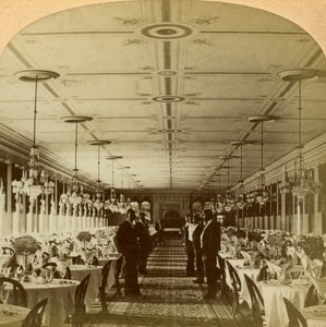 Matsal, Grand Union Hotel, Saratoga, New York, USA.