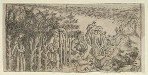 Dante Lost in the Wood: Escape and Meeting Virgil, Canto I av Baccio Baldini