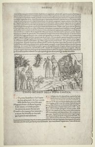 Dante och Vergilius med Beatrices syn, ca. 1481-1485.