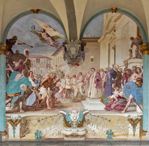 Cosimo II tar emot vinnarna av Bona