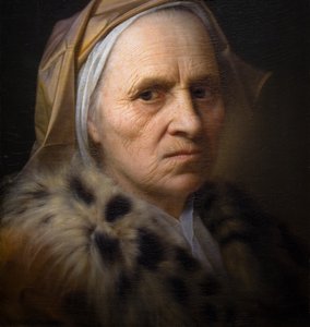 Gammal kvinna (detalj)