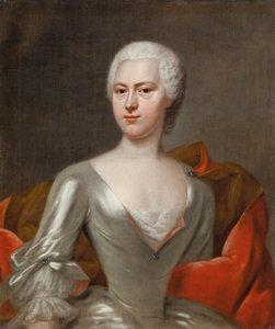 Porträtt av grevinnan Margaretha Sophia von Hennicke, född von Schönberg, ca 1731.