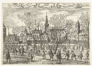 Zeelands domstol i Middelburg, 1644 thof van Zeelandt Ao. 1644 (titel på objekt) av Balthasar Florisz. van Berckenrode
