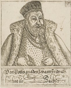 Johann Friedrich, från sachsiska hertigar och kurfurstar av Balthasar Jenichen
