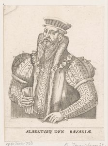 Porträtt av Albrecht V, hertig av Bayern av Balthasar Jenichen