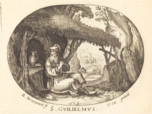 Saint William Eremiten av Balthasar Moncornet