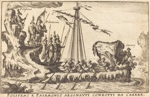 Polyphemus och Palemonio Argonauti under ledning av Ceres