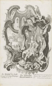 Den oguke Heliogabalus Den okaste Heliogabalus (titel på objekt) Allegoriska figurer (serietitel) av Balthasar Sigmund Setletzky