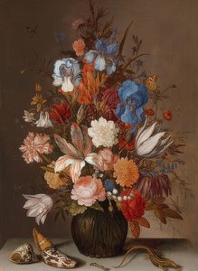 Stilleben med blommor. Omkring 1625-30