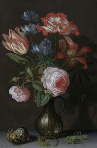 Stilleben med blommor. Omkring 1630