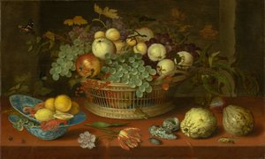 Stilleben med fruktkorg, 1622