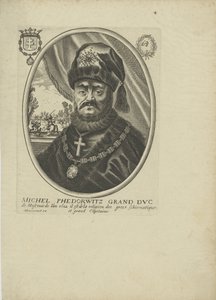 Porträtt av tsaren Michail I Fjodorovich av Ryssland 1596-1645, um 1640-1650.