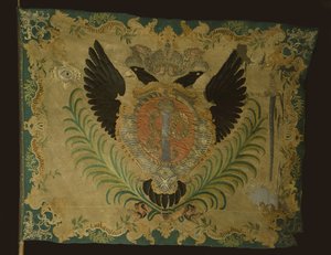 Flagga för Leib-gardet Preobrazhensky-regementet, 1742