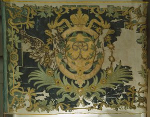 Saint Georges flagga för infanteriregementet, 1762