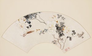 Rose och bönsyrsa, 1800-talet 1801-1900 av Baoru Liu