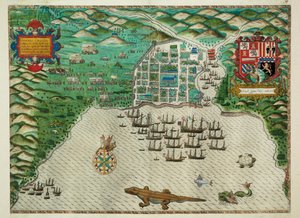 Karta över Santo Domingo