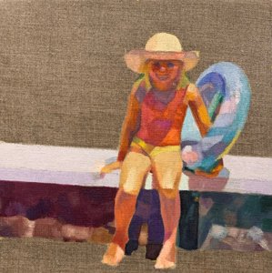 Innan solen försvinner, 2021 av Barbara Hoogeweegen