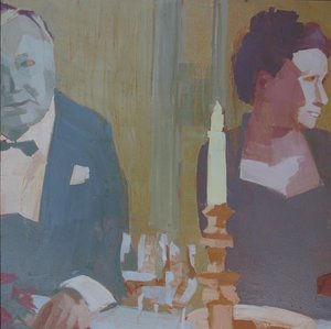 "Middag 1", 2009 av Barbara Hoogeweegen
