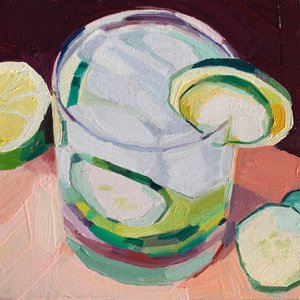 Gin och tonic, 2020 av Barbara Hoogeweegen