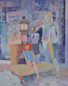"Tid och rum", 2014 av Barbara Hoogeweegen