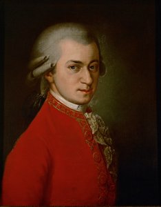 Wolfgang Amadeus Mozart ... (olja på duk)