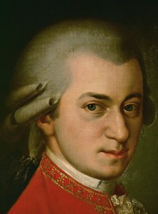 Wolfgang Amadeus Mozart ... (olja på duk)