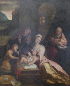 Den heliga familjen med S:t Johannes och S:t Elisabet (målning)