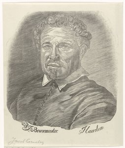 Porträtt av Jacob Cornelisz. av Barend Johannes Bouwmeester