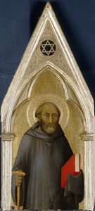 Saint, ca 1340 (tempera på poppelträ) av Barna da Siena