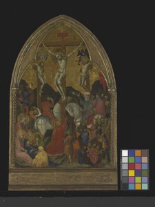 磔刑（木にテンペラと金）スウェーデン語 av Barnaba da Modena