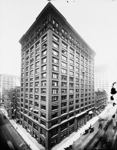 Marquette Building, Chicago, Illinois, USA, ca 1900 (s/v foto)