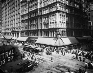 Marshall Field & Company, Chicago, Illinois, USA, ca 1905 (s/v-foto)