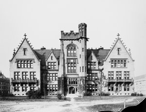 Ryerson Physical Laboratory vid University of Chicago, Chicago, Illinois, USA, ca 1900 (s/v foto)